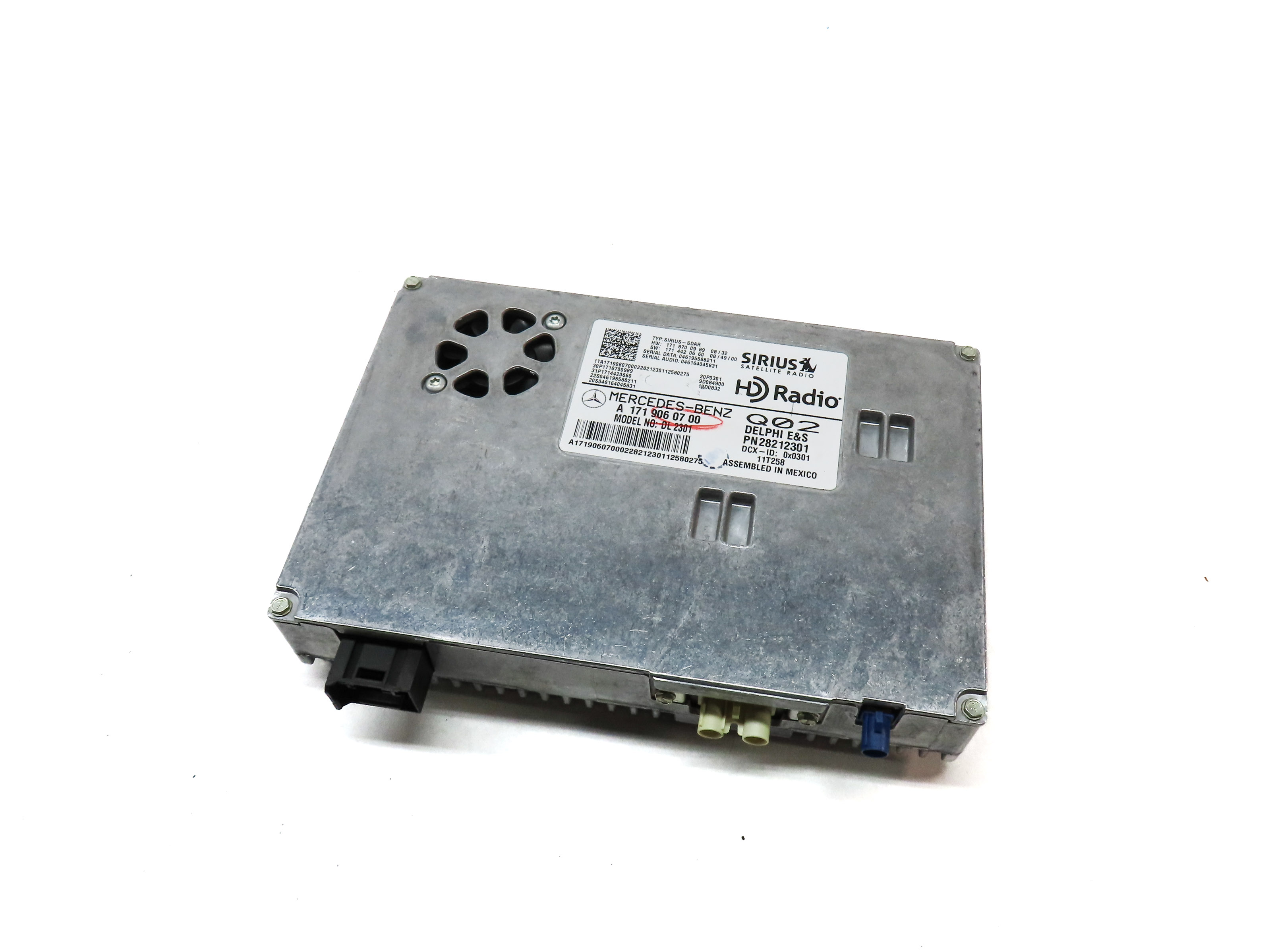 2012 MERCEDES GL450 (X164) SIRIUS SATELLITE RADIO CONTROL MODULE RECEIVER — exact item pictured